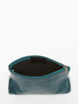 Pouch Leather Etincelle Irisée Etrier Blue etincelle irisee EETI853-vue-porte