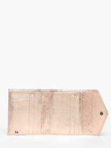 Card Holder Leather Etincelle Irisée Etrier Pink etincelle irisee EETI113-vue-porte