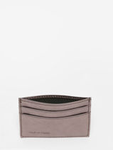 Card Holder Leather Etincelle Irisée Etrier Pink etincelle irisee EETI011-vue-porte