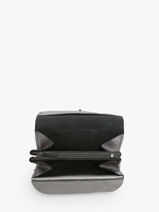 Leather Coin Purse Etincelle Irisée Etrier Silver etincelle irisee EETI650-vue-porte