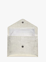 Leather Wallet Etincelle Irisée Etrier Gold etincelle irisee EETI054-vue-porte
