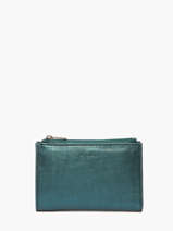Portefeuille Leather Etincelle Irisée Etrier Blue etincelle irisee EETI619