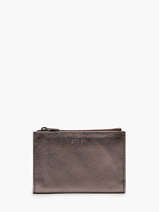 Portefeuille Leather Etincelle Irisée Etrier Pink etincelle irisee EETI619
