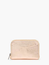 Coin Purse Leather Etincelle Irisée Etrier Pink etincelle irisee EETI900