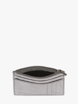 Card Holder Etincelle Irisée Leather Etrier Silver etincelle irisee EETI5004-vue-porte