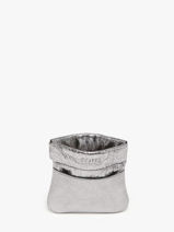 Leather Etincelle Irisée Coin Purse Etrier Silver etincelle irisee EETI5005-vue-porte