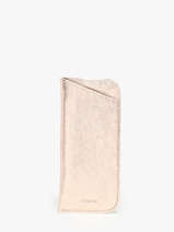 Sunglass Case Etincelle Irisée Leather Etrier Gold etincelle irisee EETI5001
