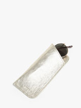 Sunglass Case Etincelle Irisée Leather Etrier Gold etincelle irisee EETI5001-vue-porte