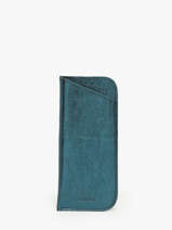 Sunglass Case Etincelle Irisée Leather Etrier Green etincelle irisee EETI5001