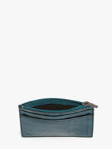 Card Holder Etincelle Irisée Leather Etrier Green etincelle irisee EETI5004-vue-porte