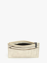 Card Holder Etincelle Irisée Leather Etrier Gold etincelle irisee EETI5004-vue-porte