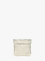 Leather Etincelle Irisée Coin Purse Etrier Gold etincelle irisee EETI5005