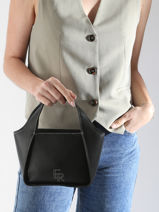 Sac Bandoulière S Foudre Cuir Etrier Noir foudre EFOD107S-vue-porte