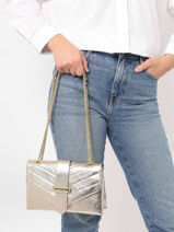 Sac Bandoulière Jana Irise Cuir Etrier Or jana irise EJIR002T-vue-porte