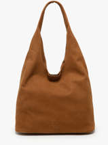 Hobo L Cavalier Nubuck Leather Etrier Brown cavalier nubuck ECAN154L