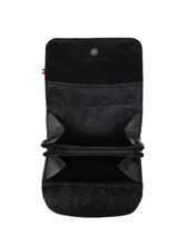 Leather Coin Purse Etincelle Irisée Etrier Black etincelle irisee EETI650-vue-porte
