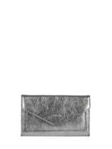 Leather Etincelle Irisée Portefeuille Etrier Silver etincelle irisee EETI469