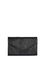 Leather Etincelle Irisée Portefeuille Etrier Black etincelle irisee EETI469