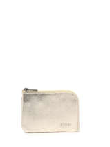 Coin Purse Leather Etincelle Irisée Etrier Gold etincelle irisee EETI811