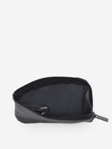 Coin Purse Leather Etincelle Irisée Etrier Black etincelle irisee EETI811-vue-porte