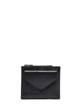 Coin Purse Leather Etincelle Irisée Etrier Black etincelle irisee EETI810