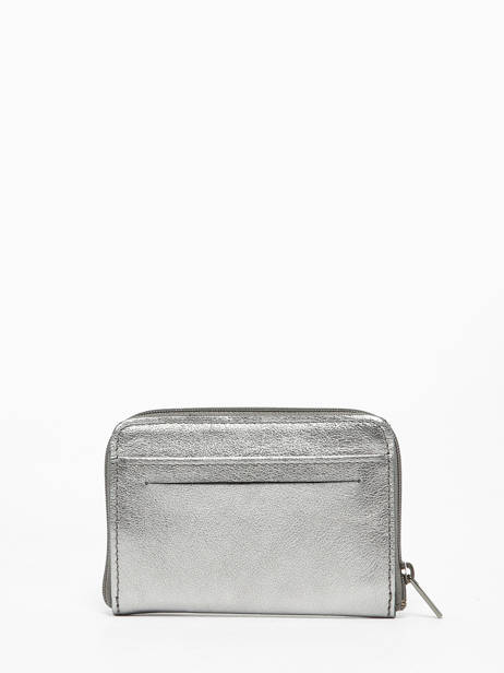 Coin Purse Leather Etincelle Irisée Etrier Silver etincelle irisee EETI900 other view 2