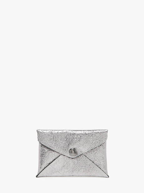 Porte-cartes Etincelle IrisÃ©e Cuir Etrier Argent etincelle irisee EETI5003