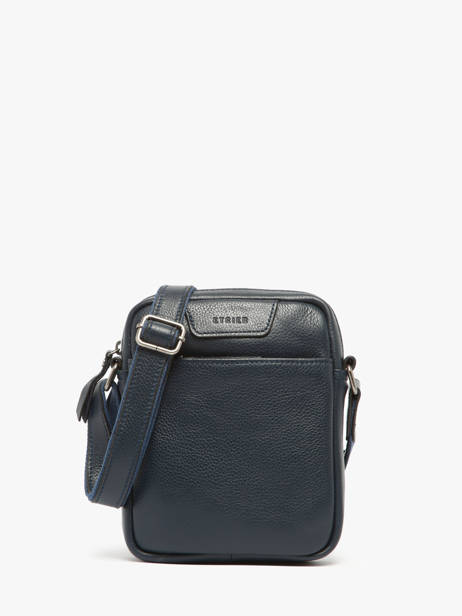 Sac BandouliÃ¨re Flandres Cuir Etrier Bleu flandres EFLA729S