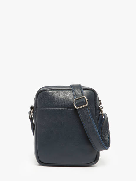 Sac BandouliÃ¨re Flandres Cuir Etrier Bleu flandres EFLA729S vue secondaire 4