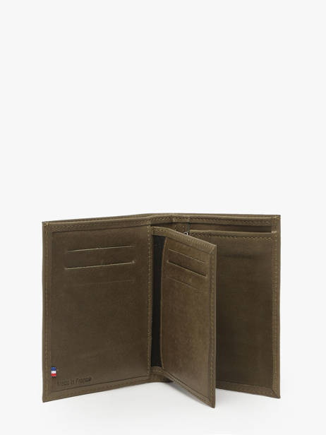 Portefeuille Porte-monnaie Oil Cuir Etrier Vert oil EOIL247 vue secondaire 1