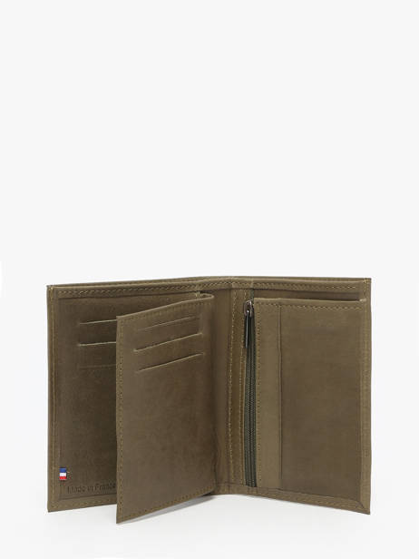 Portefeuille Porte-monnaie Oil Cuir Etrier Vert oil EOIL247 vue secondaire 2