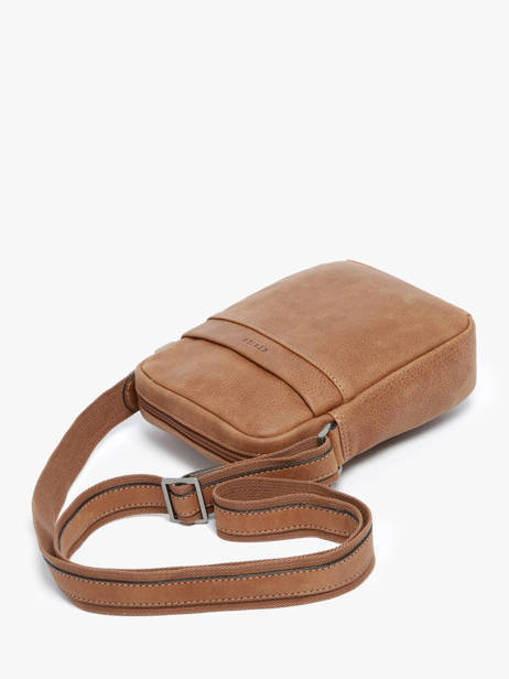 Sac BandouliÃ¨re Spider Cuir Etrier Marron spider ESPI704M vue secondaire 2