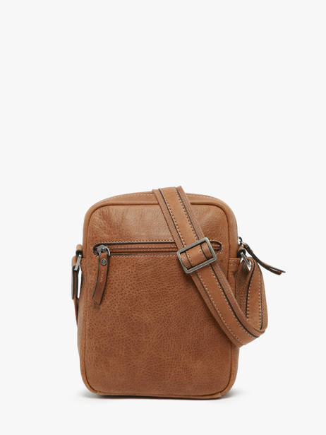 Sac BandouliÃ¨re Spider Cuir Etrier Marron spider ESPI704M vue secondaire 4