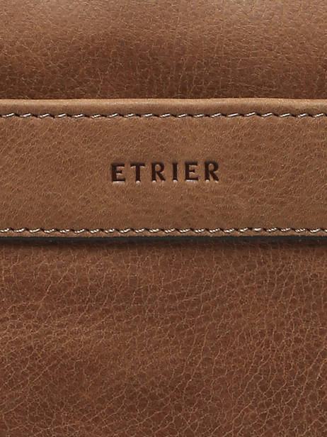 Sac BandouliÃ¨re Spider Cuir Etrier Marron spider ESPI704M vue secondaire 5