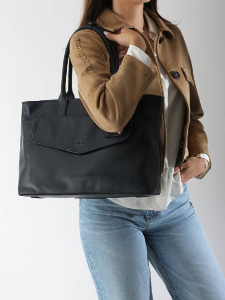 Leather Flandres Business Bag With 15