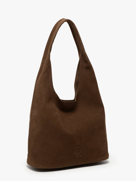 Hobo M Cavalier Nubuck Leather Etrier Brown cavalier nubuck ECAN154M other view 2