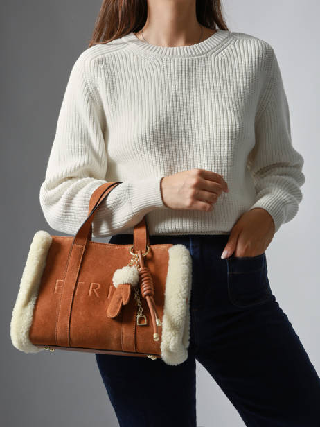 Mini Cabas Alpin Cuir Etrier Marron alpin EALP140S vue secondaire 1