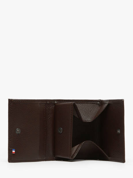 Leather Wallet Madras Etrier Brown madras EMAD097 other view 1