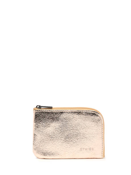 Coin Purse Leather Etincelle Irisée Etrier Gold etincelle irisee EETI811