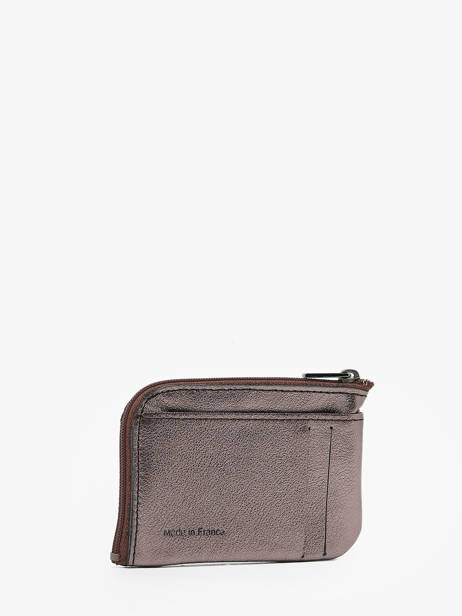 Porte-monnaie Etincelle IrisÃ©e Cuir Etrier Rose etincelle irisee EETI811 vue secondaire 2